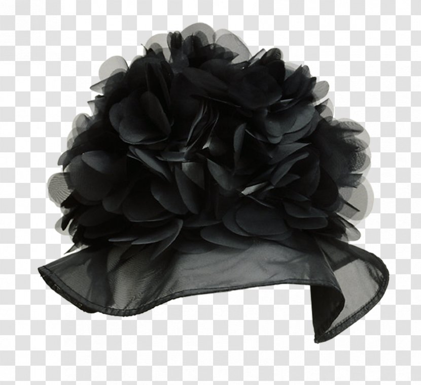 Hat Glove Cap Clip Art - Black And White - Flower Transparent PNG