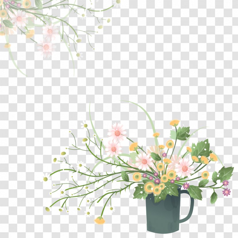 Flower Television Download - Spring - Small Fresh Pastoral Bouquet Transparent PNG