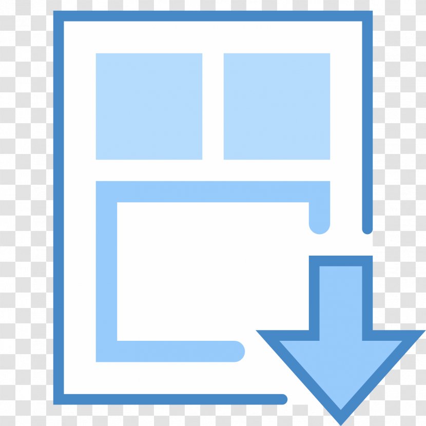 Area Rectangle Square Number - Blue - Email Icon Transparent PNG