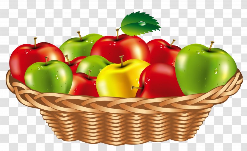 Fruit Gift Basket Clip Art - Diet Food - Clipart Transparent PNG