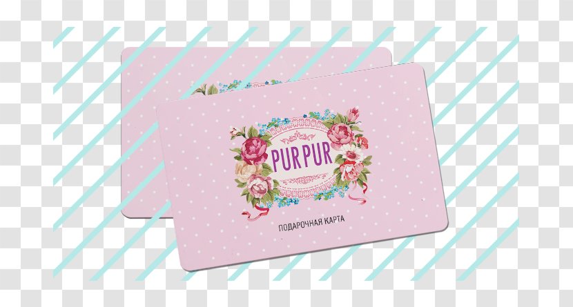 Paper Gift Card Purpur Service - Label Transparent PNG