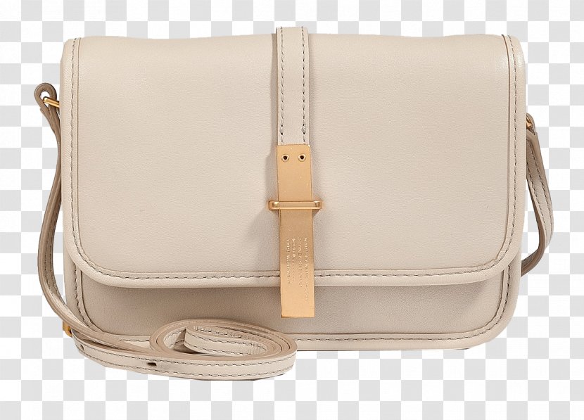 Messenger Bags Handbag Leather Product Design - Beige - Cream Dark Transparent PNG