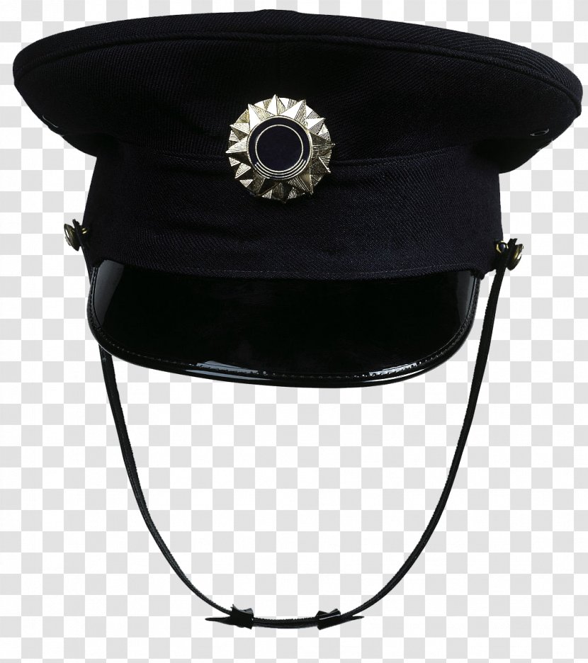 Police Stock Photography Sheriff Illustration - Cap - Black Tape, Transparent PNG