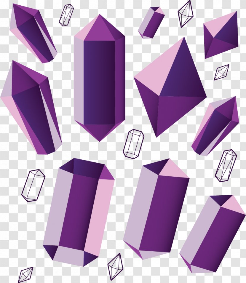 Burst Of Crystal - Stone - Blue Transparent PNG