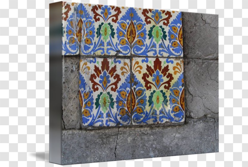 Symmetry Rectangle Tile Mexicans Pattern - Azulejo Transparent PNG