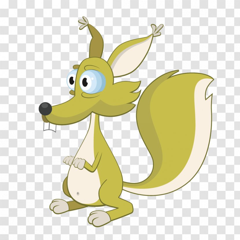 Red Squirrel Illustration - Fictional Character - Vector Cartoon Stay Meng Transparent PNG