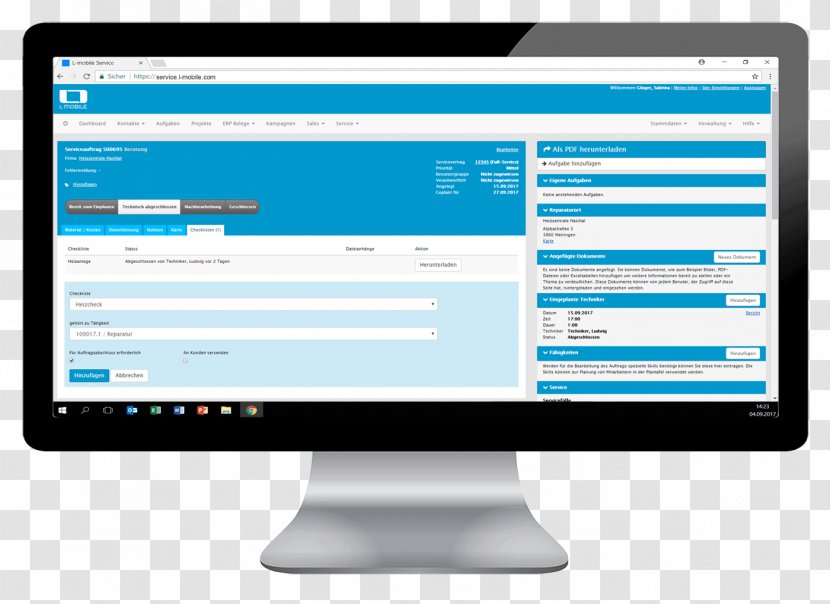 Computer Program Template Sales Form Software - Display Device - Business Transparent PNG