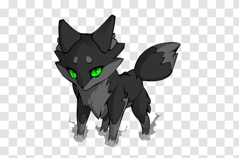 Red Fox Dog The Shadow Gray Transparent PNG