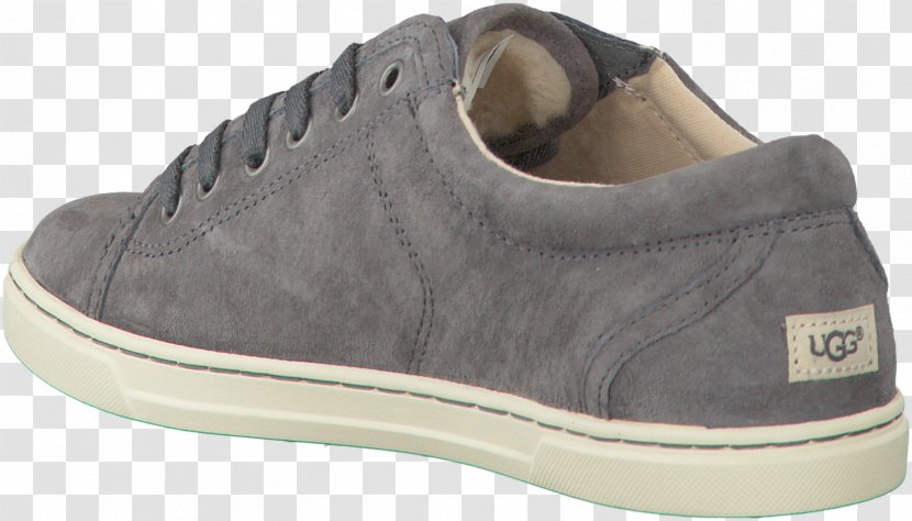 Shoe Footwear Sneakers Suede Leather - Grey - Ladies Fur Transparent PNG