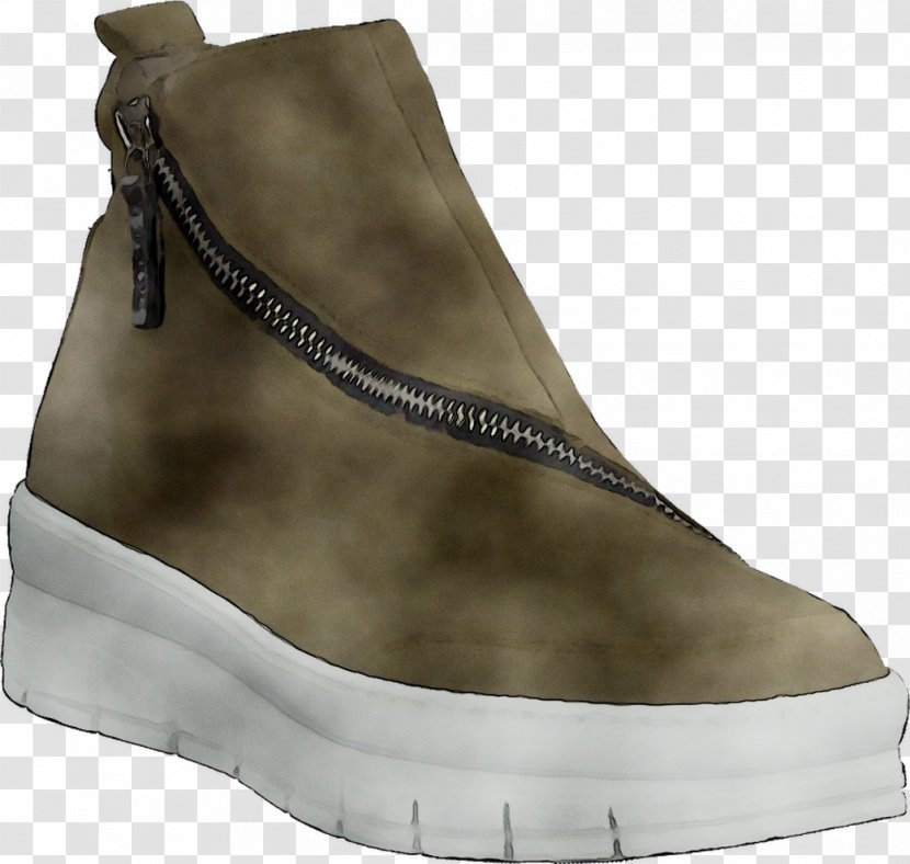 Suede Shoe Boot Sneakers Walking - Beige Transparent PNG