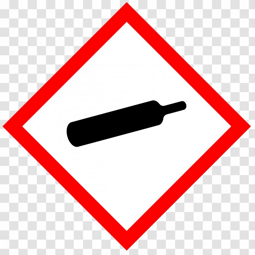Globally Harmonized System Of Classification And Labelling Chemicals GHS Hazard Pictograms Gas Cylinder - Classified Label Transparent PNG