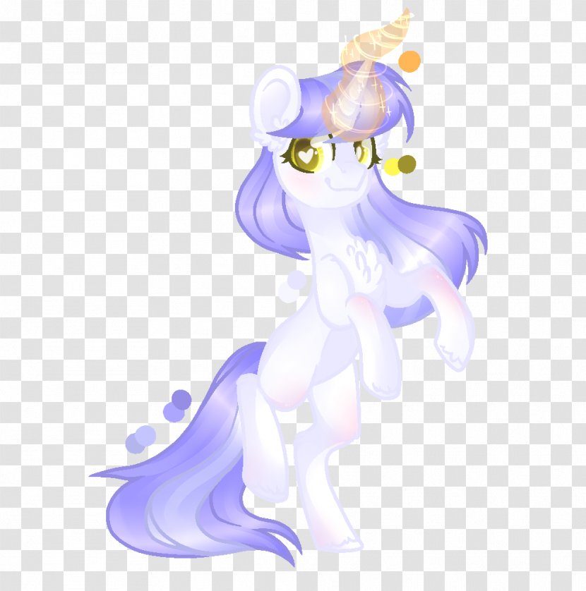 Horse Illustration Figurine Animated Cartoon Legendary Creature - Violet Transparent PNG