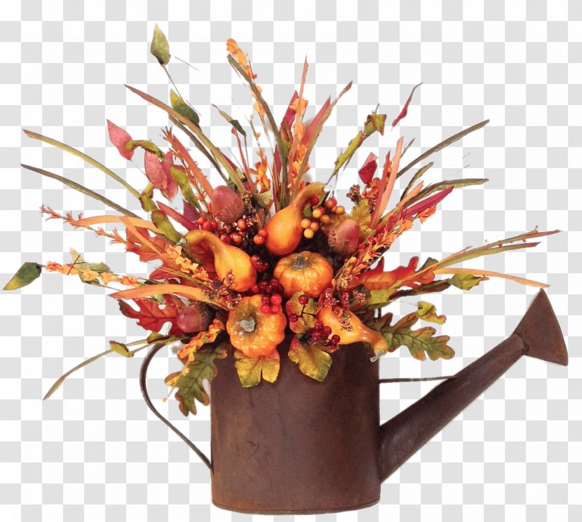 Floral Design Flowerpot Watering Cans - Flower Bouquet - Decorative Library Transparent PNG