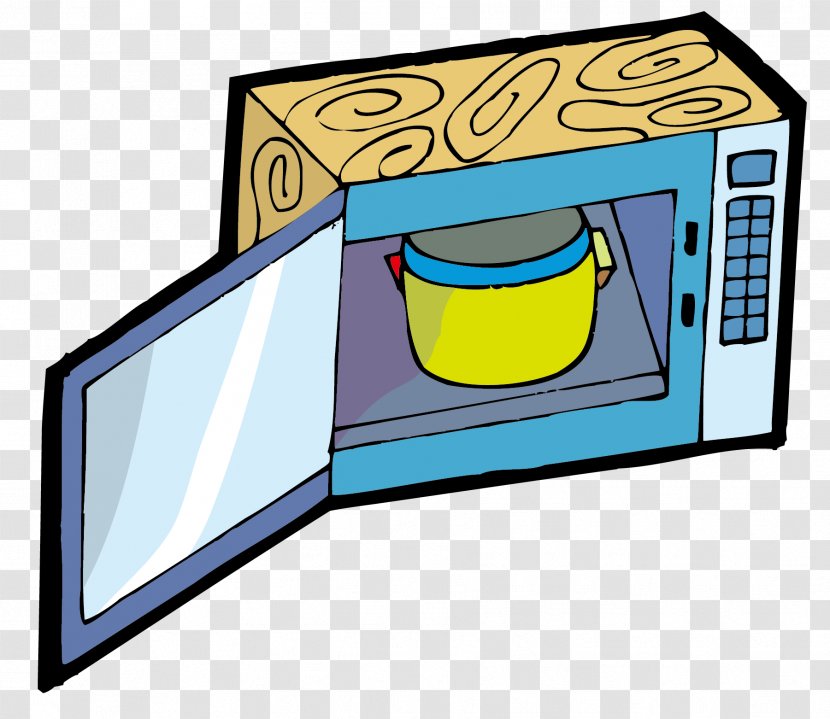 Microwave Oven Kitchen Clip Art - Technology - Open The Transparent PNG