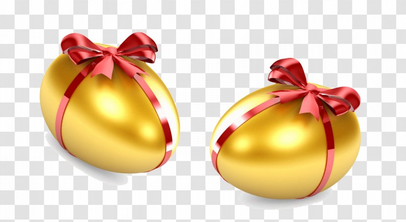 Easter Bunny Magiritsa Tsoureki Egg - Holiday - Golden Transparent PNG