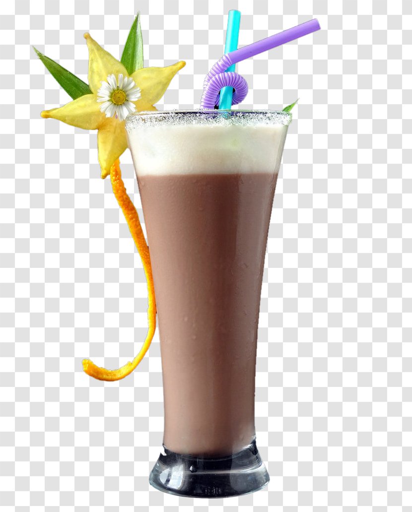 Ice Cream Milkshake Juice Smoothie Cocktail - Sex On The Beach - Free Chocolate Drinks Pull Material Transparent PNG