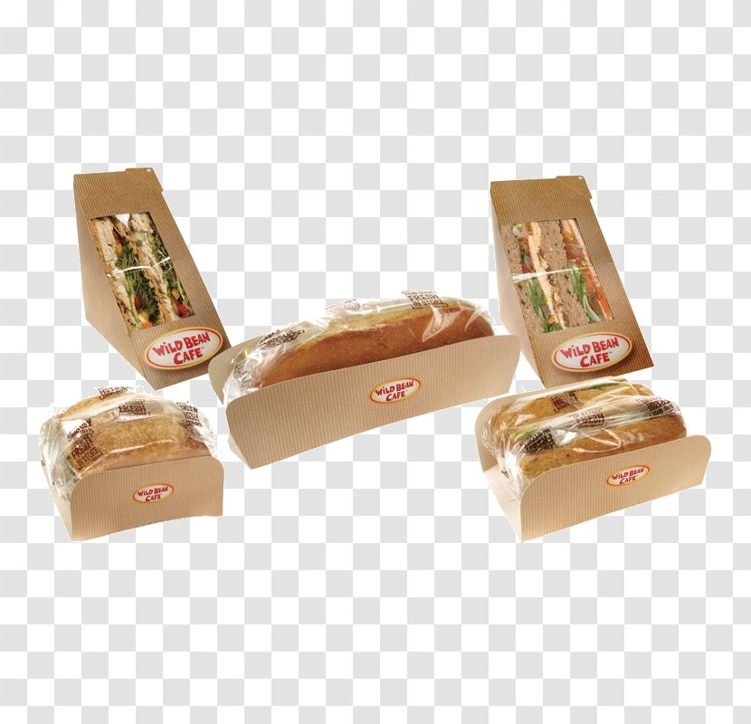 Cafe Paper Box Packaging And Labeling Sandwich - Food Package Transparent PNG