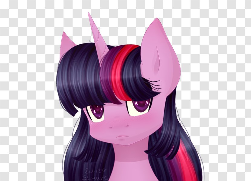 Hair Coloring Cartoon Black Illustration Pink M - Heart - My Little Pony Twilight Dress Transparent PNG