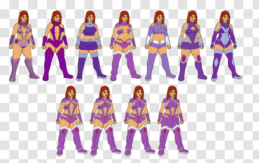 Barbie Purple Cartoon Team Character - Titans Vs Justice League Rebirth Transparent PNG