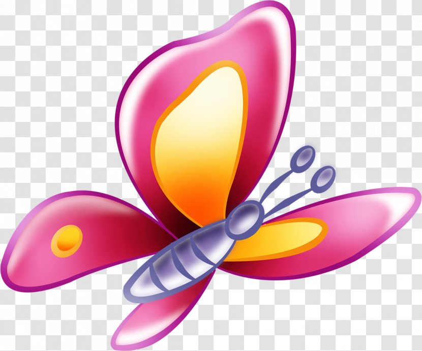 Butterfly Drawing Animation Clip Art - Heart Transparent PNG