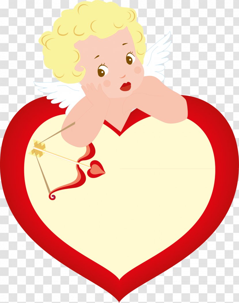 Venus, Cupid, Folly And Time Cherub - Silhouette - Cupid Transparent PNG