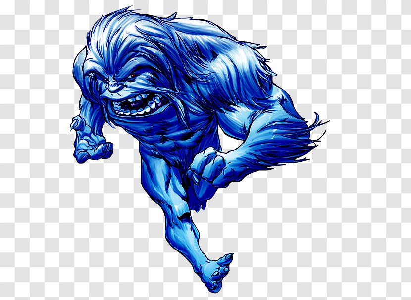 Legendary Creature Organism Supernatural - Electric Blue - Yeti Transparent PNG