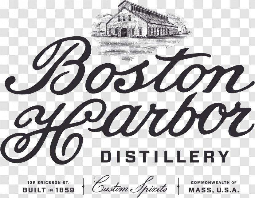 Boston Harbor Distillery Logo Whiskey Brewery Herbert Laasch Mühlen- Und Speicherbau GmbH - Black And White - Oregon Spirit Distillers Transparent PNG