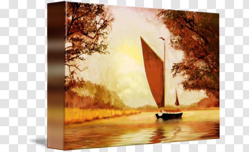 Albion Picture Frames Painting Norfolk Wherry Wood Transparent PNG