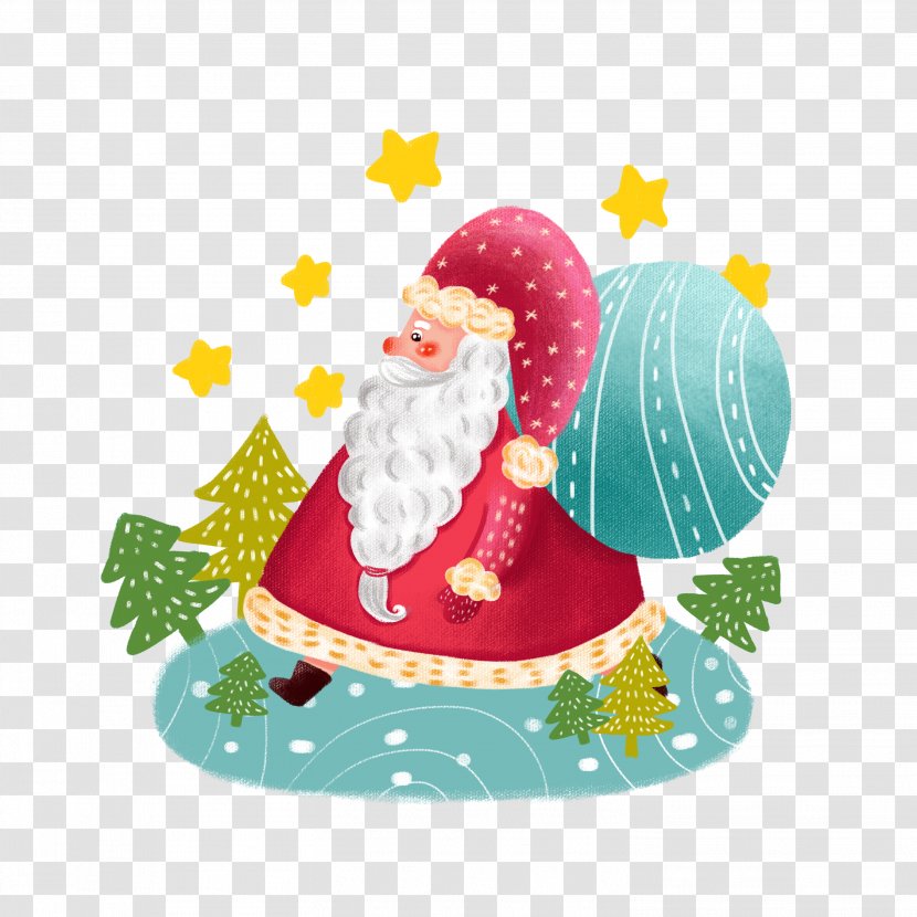 Santa Claus Christmas Day Image Gift Holiday Greetings - Christmastide Pictogram Transparent PNG