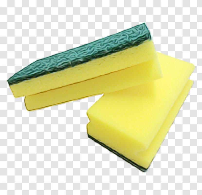 Yellow Sponge Processed Cheese Rectangle Dairy Transparent PNG