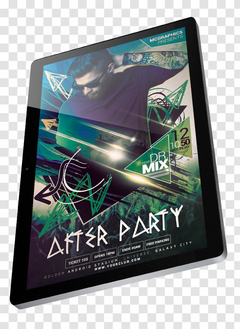 Display Advertising Poster Brand Technology - Computer - Electro Sound Party Flyer Transparent PNG