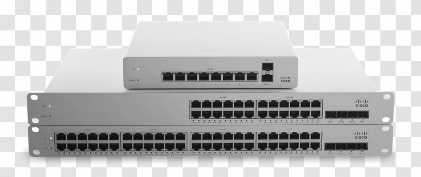 Cisco Meraki Network Switch Systems Wireless Access Points Gigabit Ethernet - Cloud Computing Transparent PNG