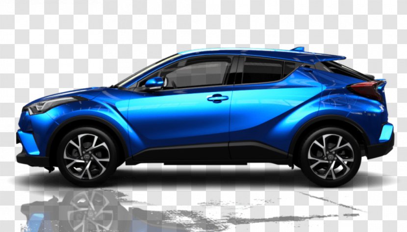 Compact Car Sport Utility Vehicle Toyota C-HR Concept - Electric Blue - Technology Transparent PNG