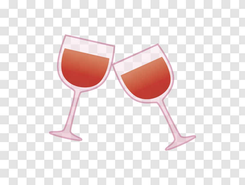 Red Wine Glass Alcoholic Drink White - Drinkware - Valentines Day Party Transparent PNG