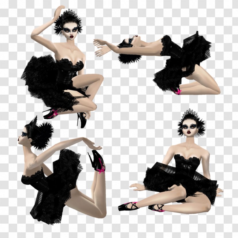 Shoe - Dancer - Black Swan Transparent PNG