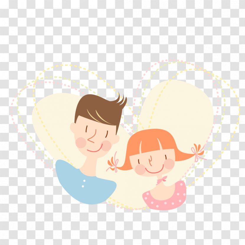 Love Family Illustration - Watercolor - Couple Transparent PNG