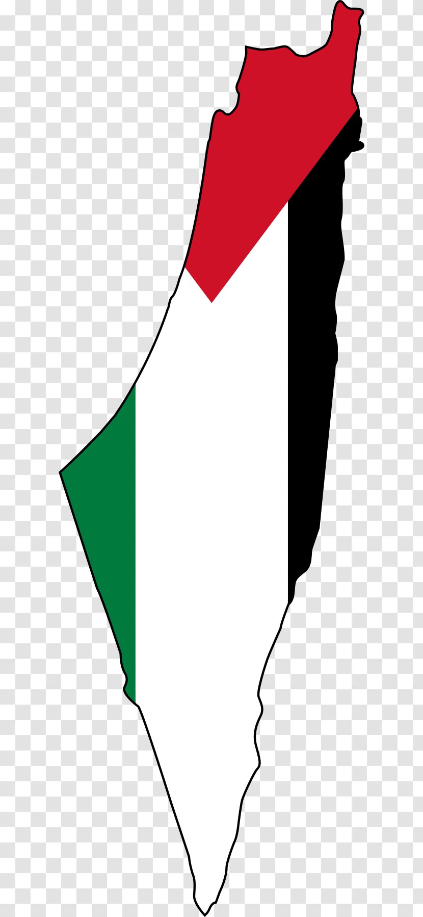 State Of Palestine Mandatory Flag Israel - Map Transparent PNG