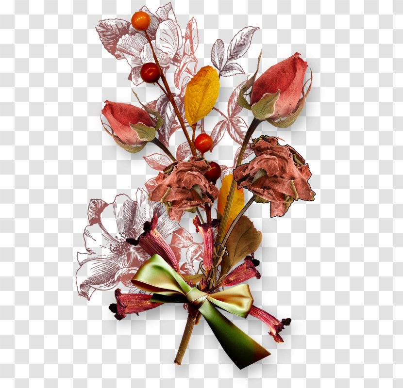 Floral Design Cut Flowers Digital Scrapbooking - Rose - Flower Transparent PNG