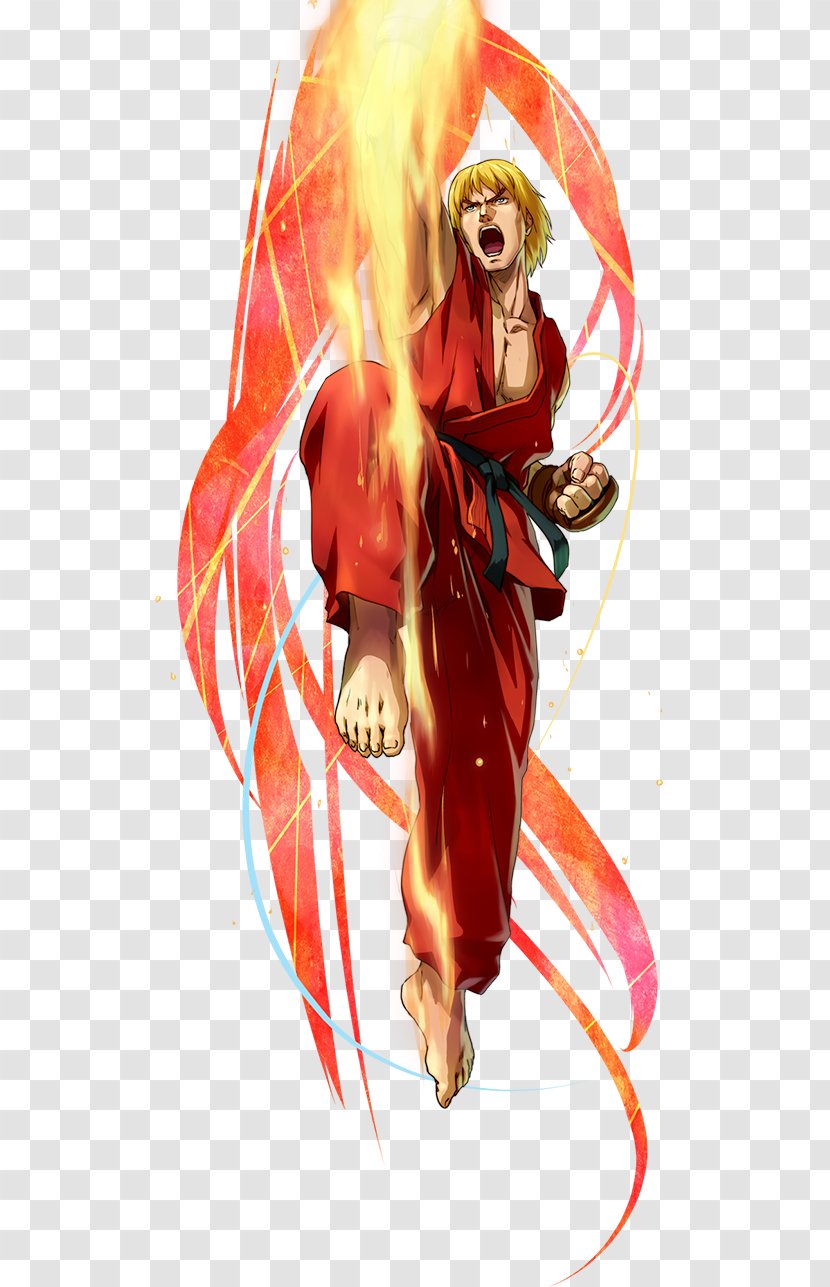 Ken Masters Project X Zone 2 Ryu Street Fighter IV - Flower - Heart Transparent PNG