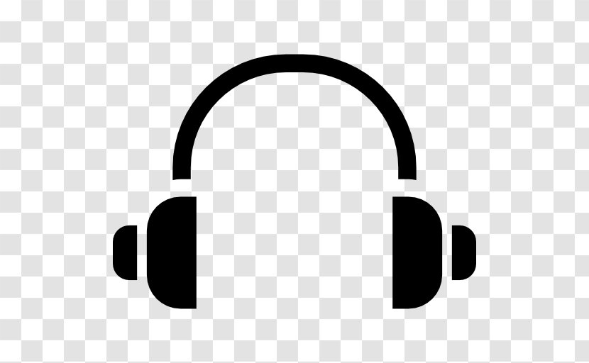 Headphones - Black And White - Brand Transparent PNG