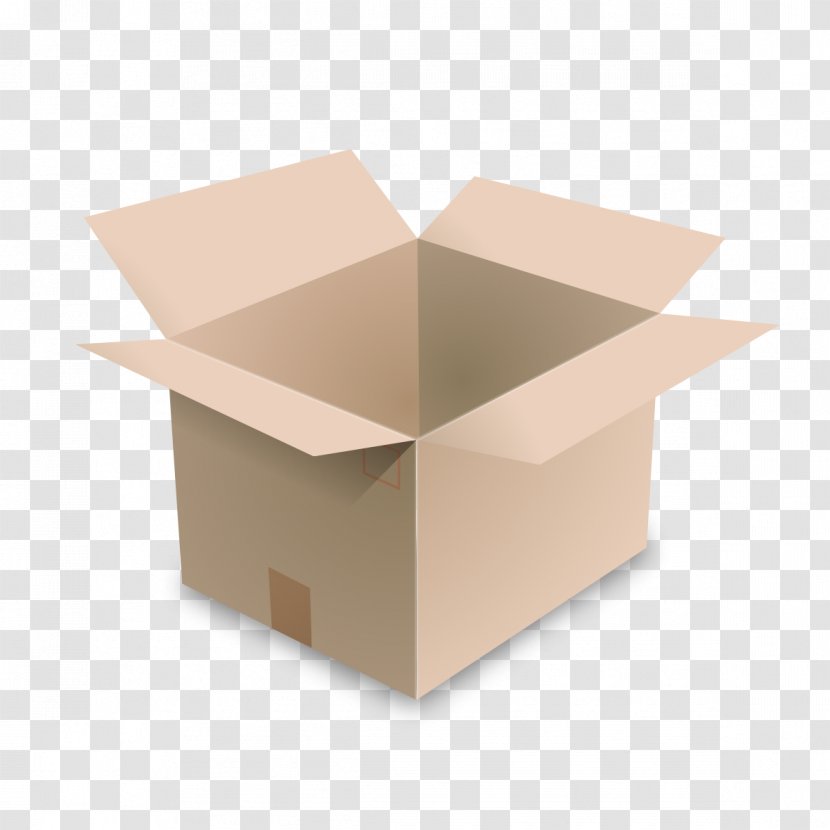 Box Paper Space Computer File - Cardboard - Blank Model Transparent PNG