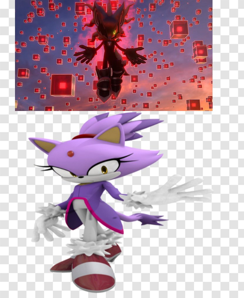 Blaze The Cat Sonic Forces Mario & At Olympic Games Rush - Android Transparent PNG