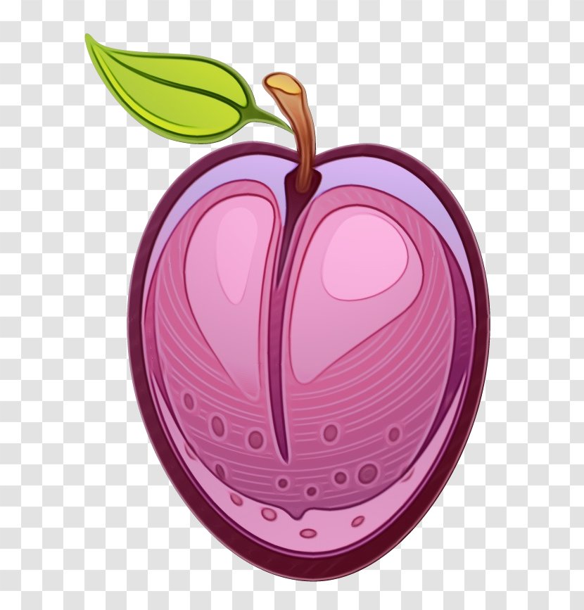 Leaf Fruit Heart Plant Clip Art - Apple Tree Transparent PNG