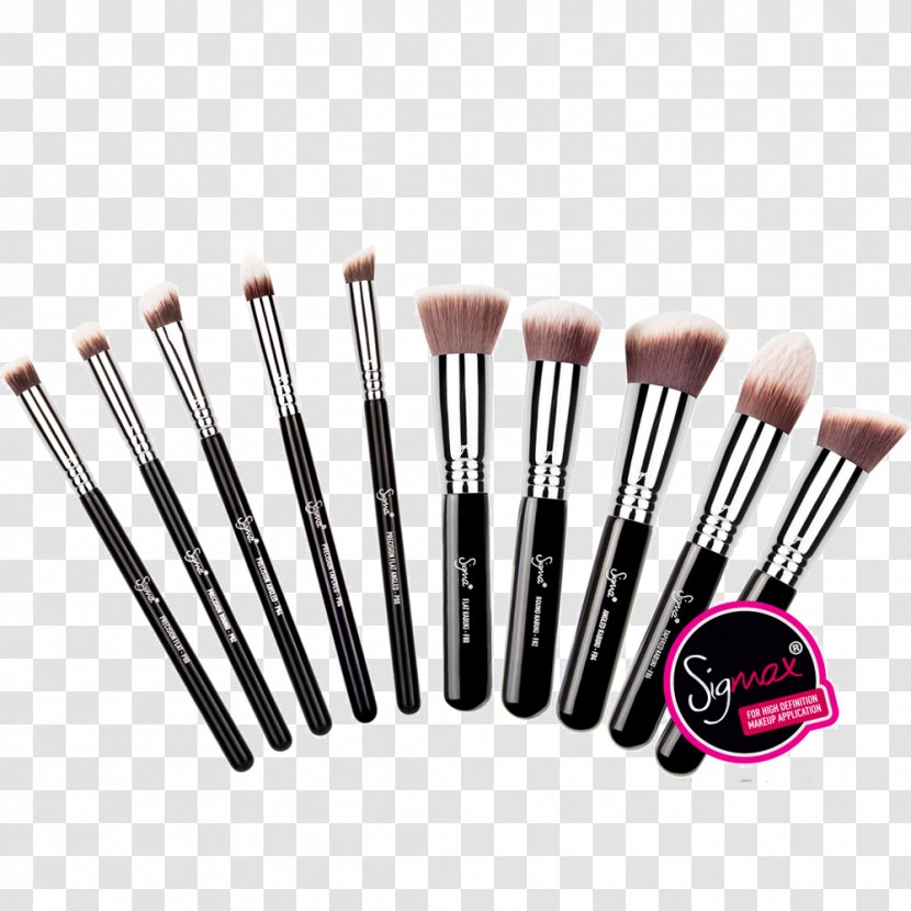 Sigma Essential Brush Kit Beauty Makeup Cosmetics - Aroma Therapy Transparent PNG