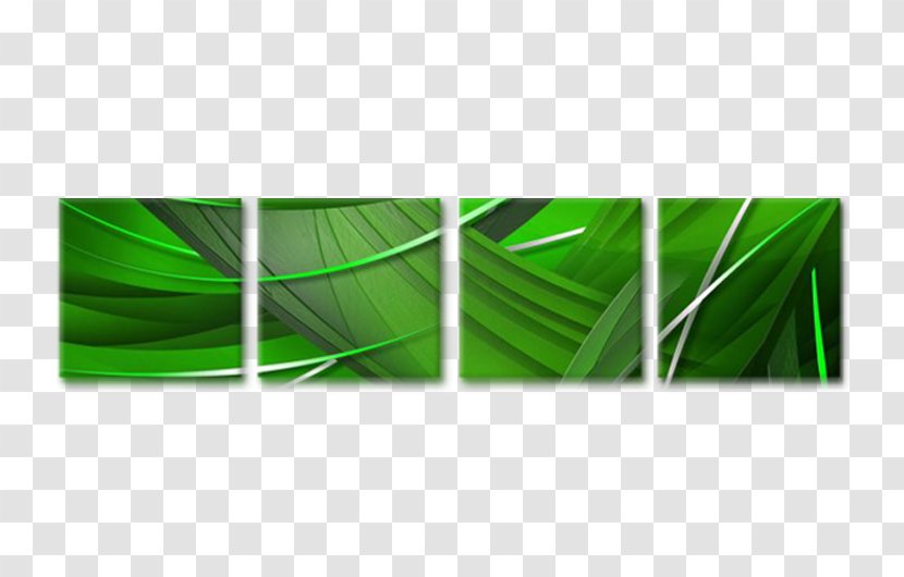 Banana Leaf Rectangle - Grass - Design Transparent PNG