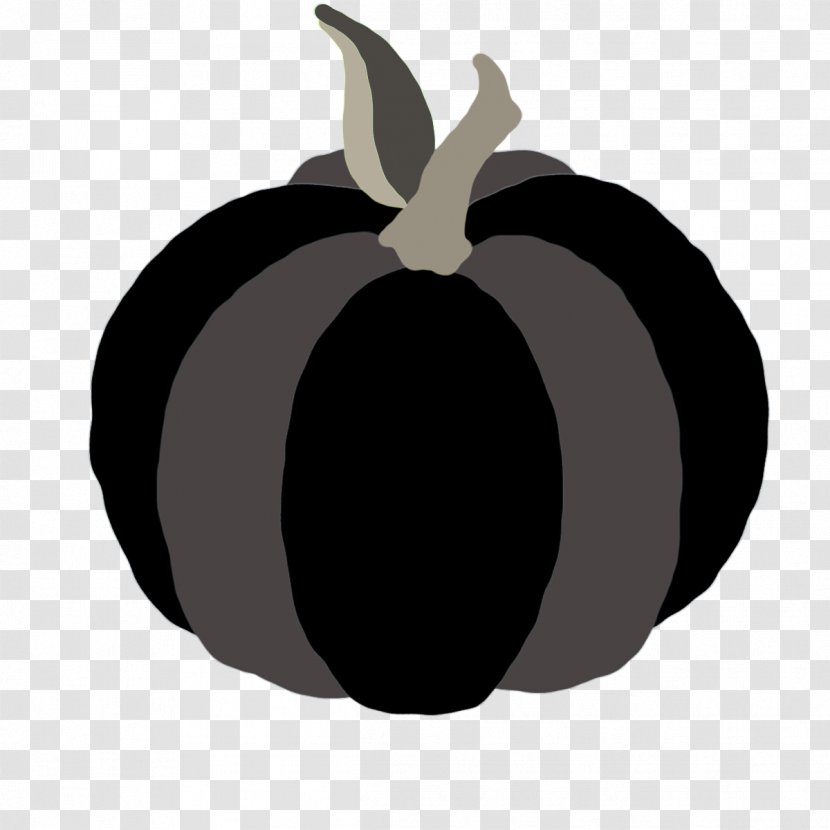 Art Clip - Black And White - Pumpkin Clipart Transparent PNG