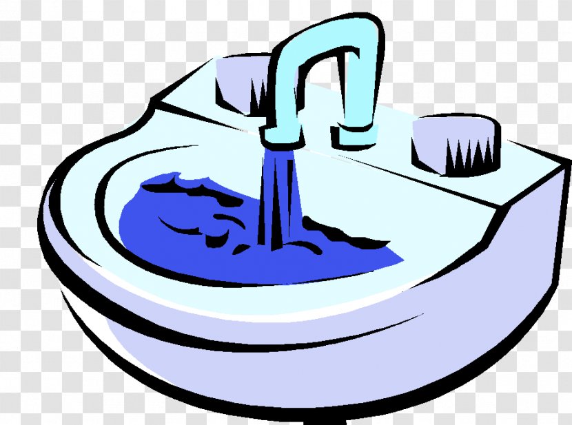 Sink Bathroom Tap Clip Art - Spilled Water Cliparts Transparent PNG