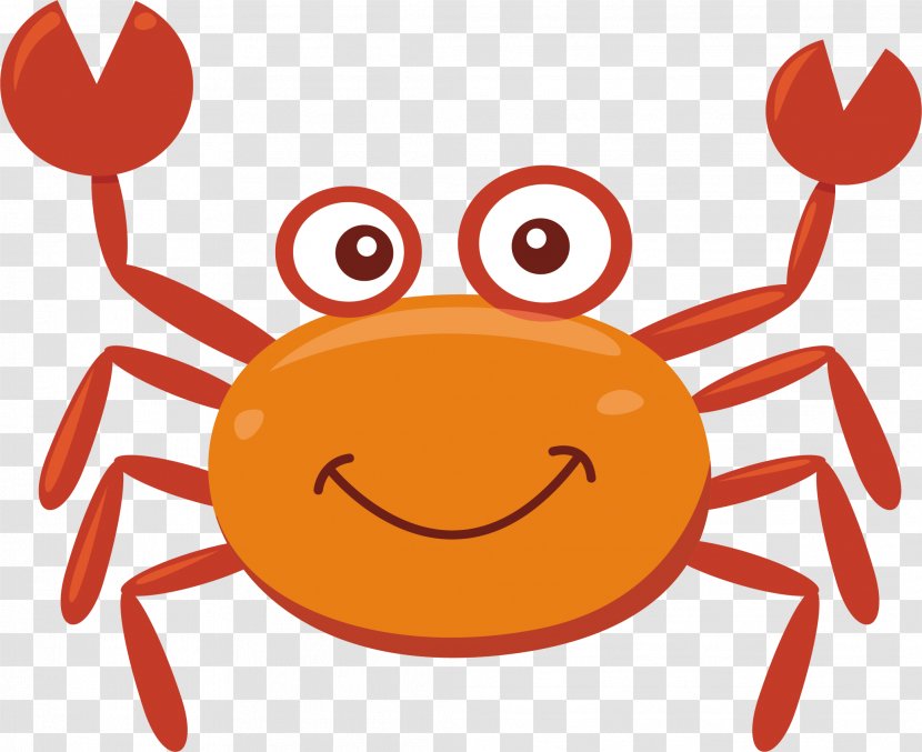 Dungeness Crab Cartoon Chinese Mitten - Ali - Animal Picture Transparent PNG