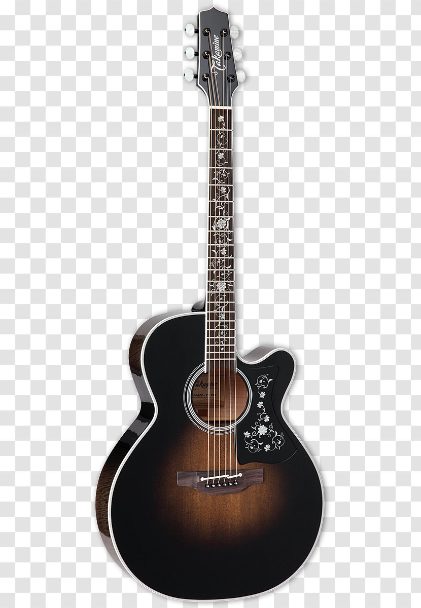 Takamine Guitars Acoustic Guitar Acoustic-electric Cutaway - Silhouette - Beautiful Transparent PNG