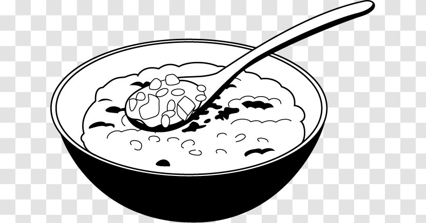 Fried Rice And Beans Congee Clip Art - Asian Cuisine - Cliparts Transparent PNG